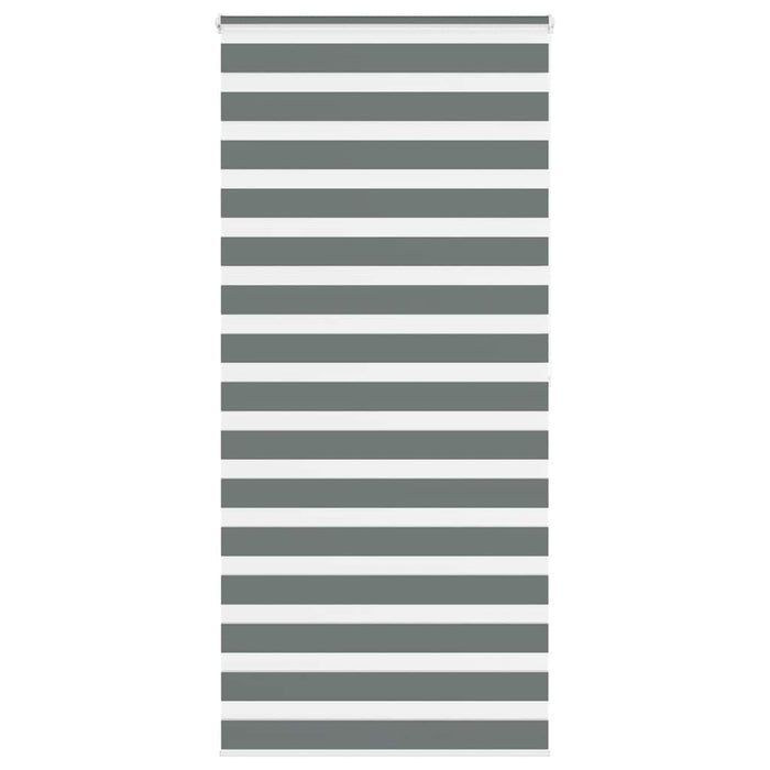 Jaluzea tip zebra gri închis lățime țesătură 95,9 cm poliester - WALTI WALTI
