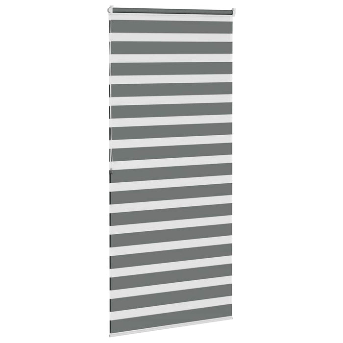 Jaluzea tip zebra gri închis lățime țesătură 95,9 cm poliester - WALTI WALTI