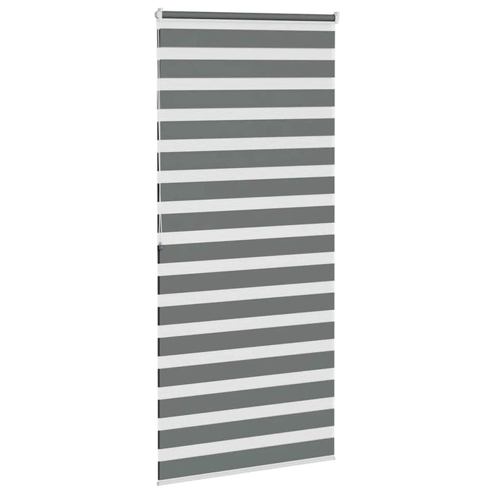 Jaluzea tip zebra gri închis lățime țesătură 100,9 cm poliester - WALTI WALTI