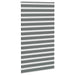 Jaluzea tip zebra gri închis lățime țesătură 115,9 cm poliester - WALTI WALTI