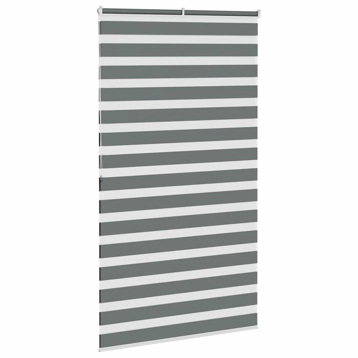 Jaluzea tip zebra gri închis lățime țesătură 115,9 cm poliester - WALTI WALTI
