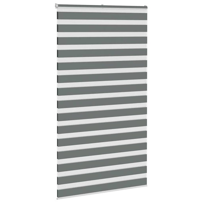 Jaluzea tip zebra gri închis lățime țesătură 120,9 cm poliester - WALTI WALTI