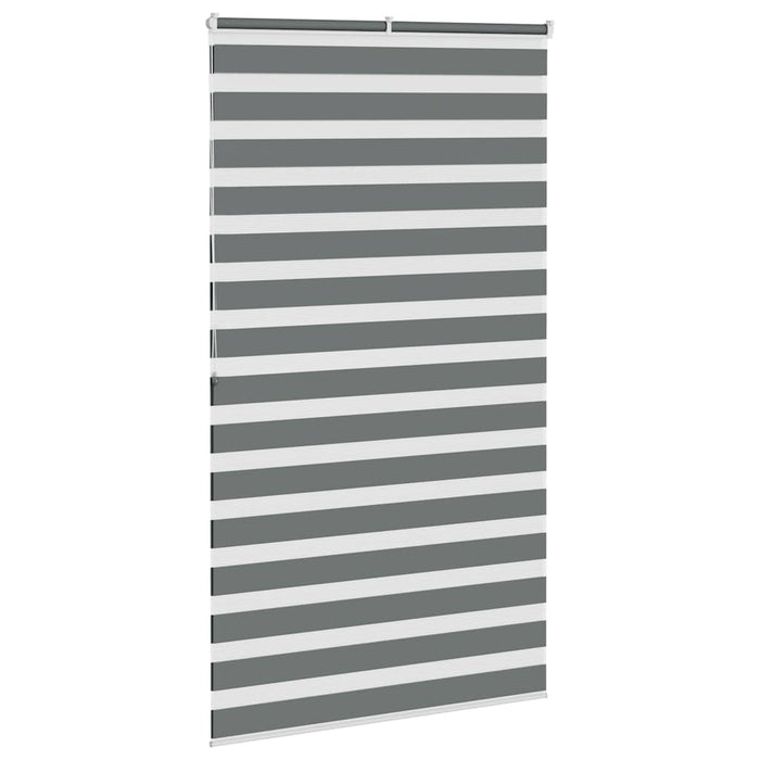 Jaluzea tip zebra gri închis lățime țesătură 120,9 cm poliester - WALTI WALTI