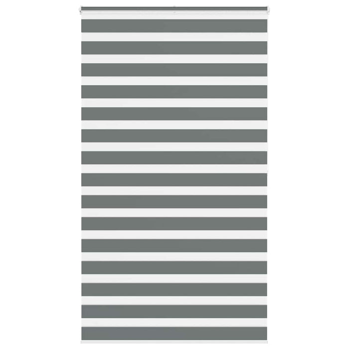 Jaluzea tip zebra gri închis lățime țesătură 125,9 cm poliester - WALTI WALTI
