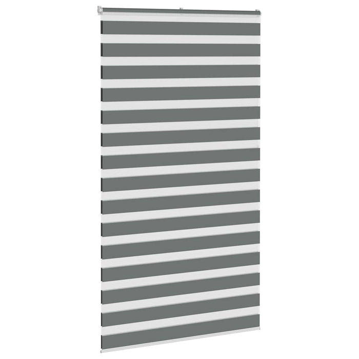 Jaluzea tip zebra gri închis lățime țesătură 125,9 cm poliester - WALTI WALTI