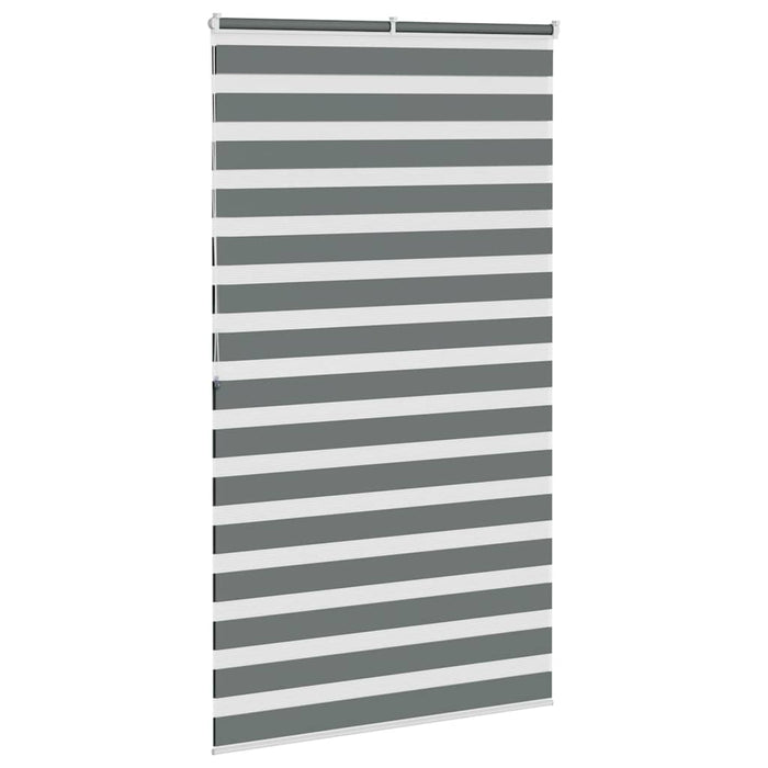 Jaluzea tip zebra gri închis lățime țesătură 125,9 cm poliester - WALTI WALTI