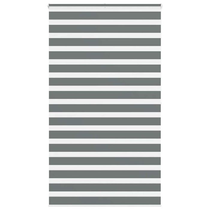 Jaluzea tip zebra gri închis lățime țesătură 130,9 cm poliester - WALTI WALTI