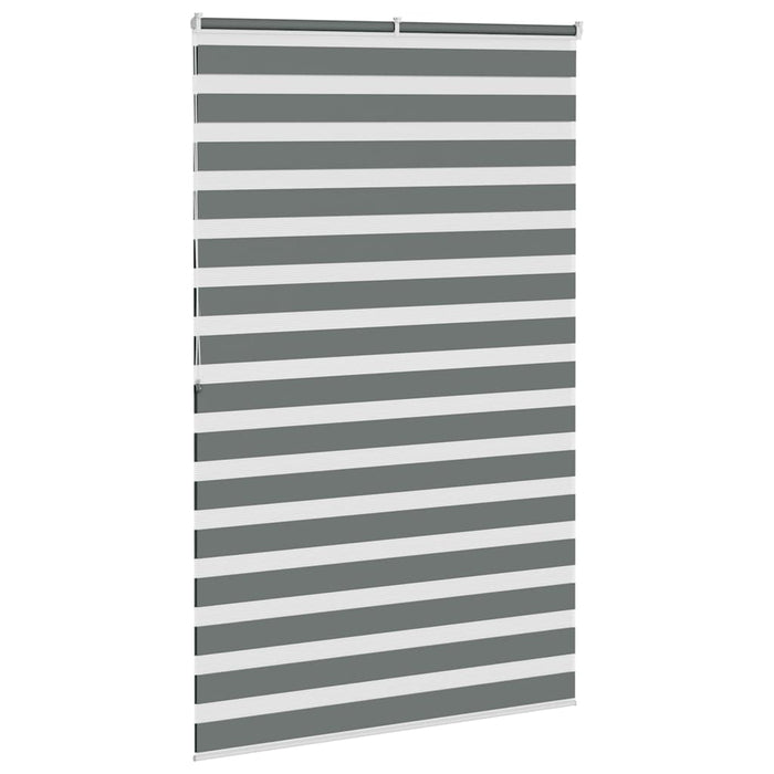 Jaluzea tip zebra gri închis lățime țesătură 140,9 cm poliester - WALTI WALTI