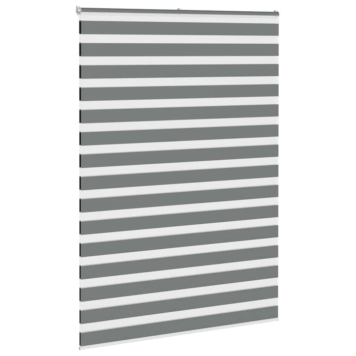 Jaluzea tip zebra gri închis lățime țesătură 155,9 cm poliester - WALTI WALTI