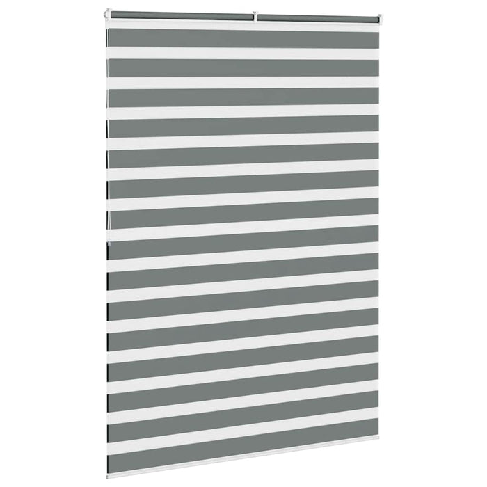 Jaluzea tip zebra gri închis lățime țesătură 155,9 cm poliester - WALTI WALTI