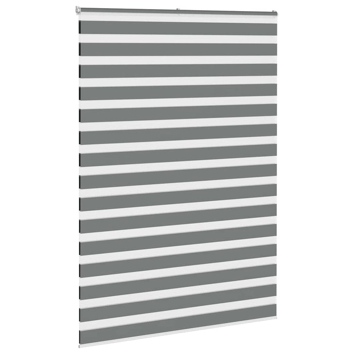 Jaluzea tip zebra gri închis lățime țesătură 160,9 cm poliester - WALTI WALTI