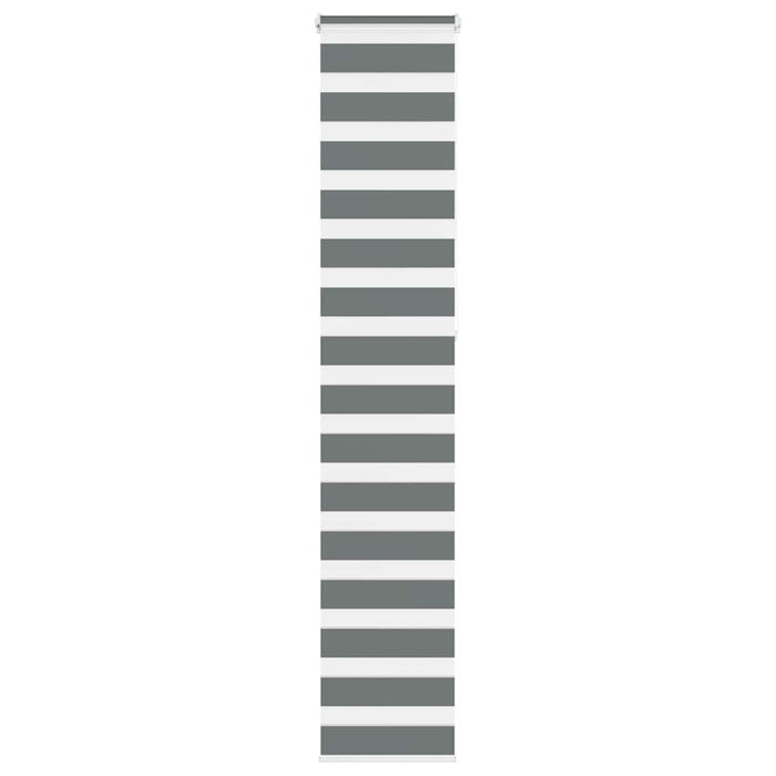 Jaluzea tip zebra gri închis lățime țesătură 40,9 cm poliester - WALTI WALTI