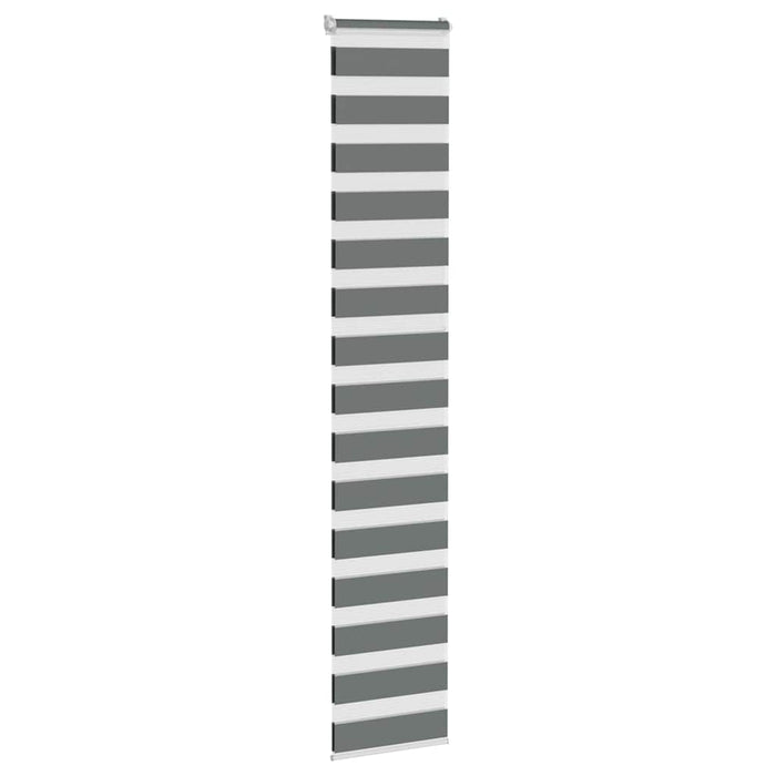 Jaluzea tip zebra gri închis lățime țesătură 40,9 cm poliester - WALTI WALTI