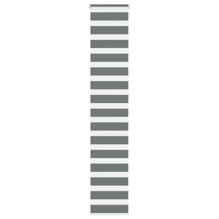 Jaluzea tip zebra gri închis lățime țesătură 45,9 cm poliester - WALTI WALTI
