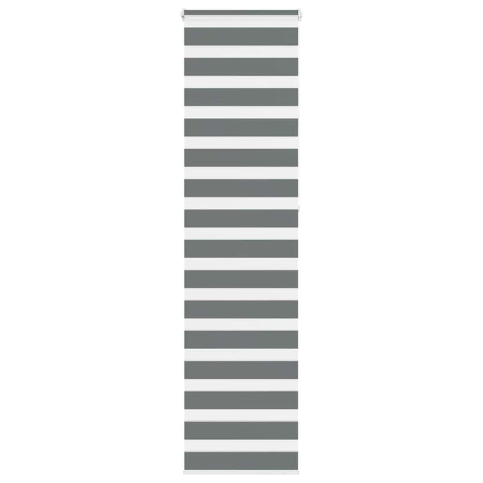 Jaluzea tip zebra gri închis lățime țesătură 50,9 cm poliester - WALTI WALTI