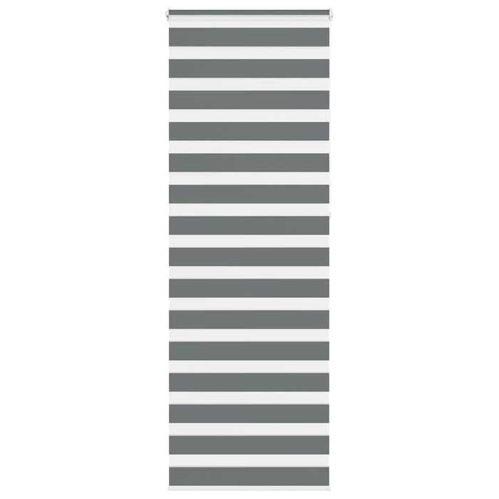 Jaluzea tip zebra gri închis lățime țesătură 70,9 cm poliester - WALTI WALTI