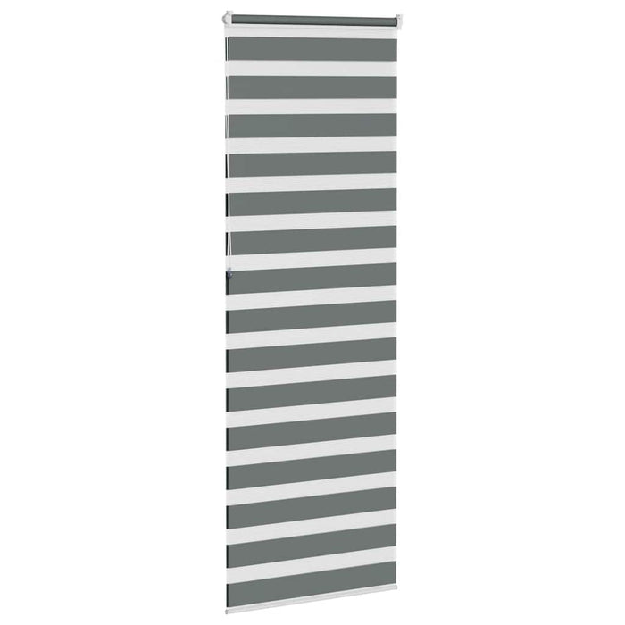 Jaluzea tip zebra gri închis lățime țesătură 75,9 cm poliester - WALTI WALTI