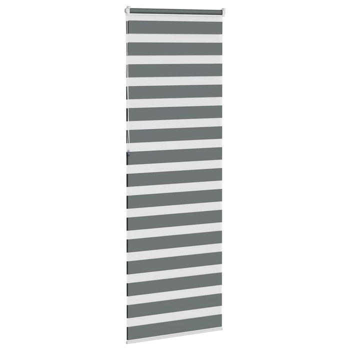 Jaluzea tip zebra gri închis lățime țesătură 80,9 cm poliester - WALTI WALTI