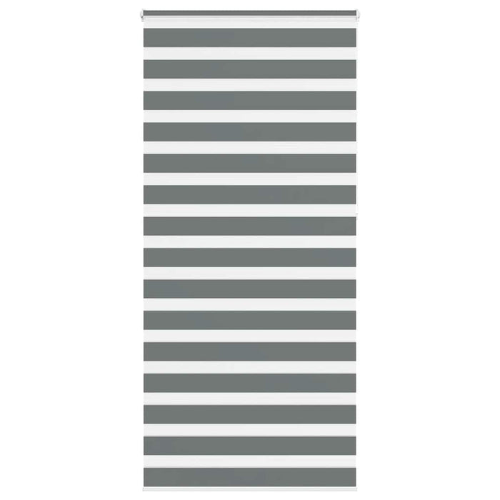 Jaluzea tip zebra gri închis lățime țesătură 90,9 cm poliester - WALTI WALTI