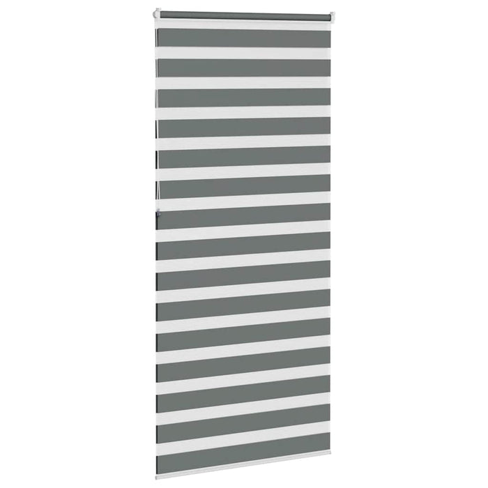 Jaluzea tip zebra gri închis lățime țesătură 90,9 cm poliester - WALTI WALTI