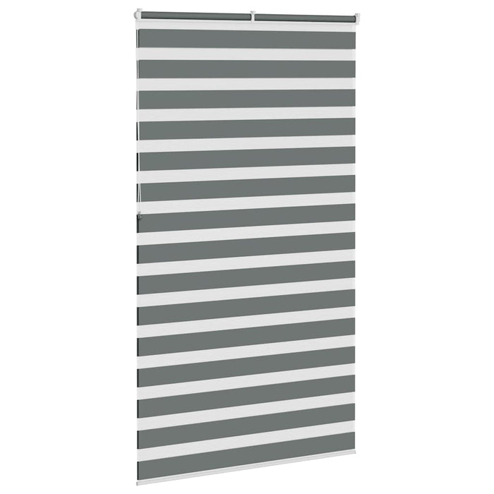 Jaluzea tip zebra gri închis lățime țesătură 115,9 cm poliester - WALTI WALTI