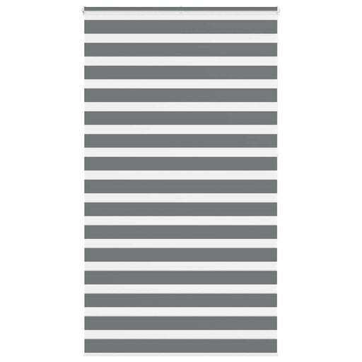 Jaluzea tip zebra gri închis lățime țesătură 125,9 cm poliester - WALTI WALTI