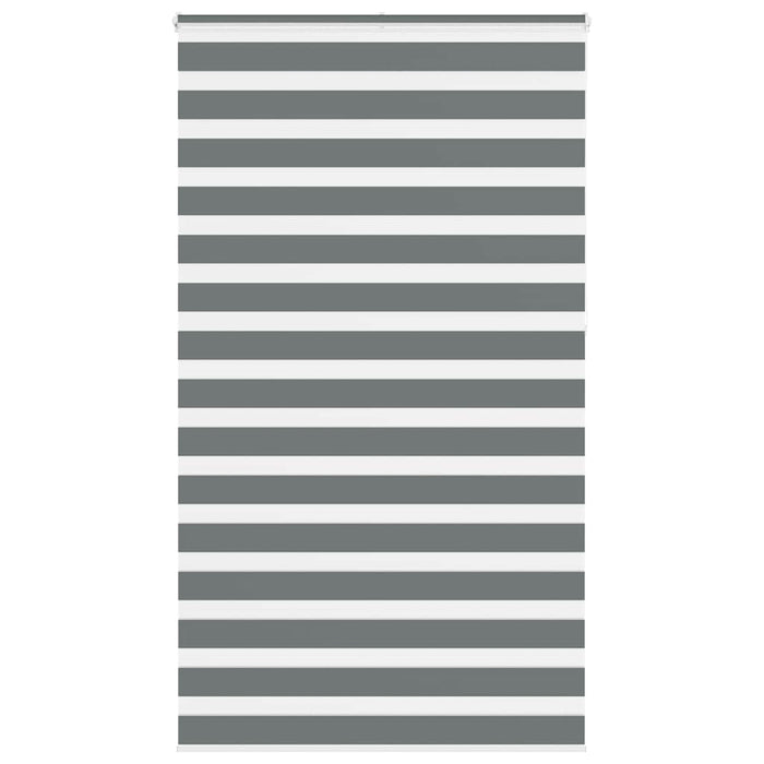 Jaluzea tip zebra gri închis lățime țesătură 125,9 cm poliester - WALTI WALTI
