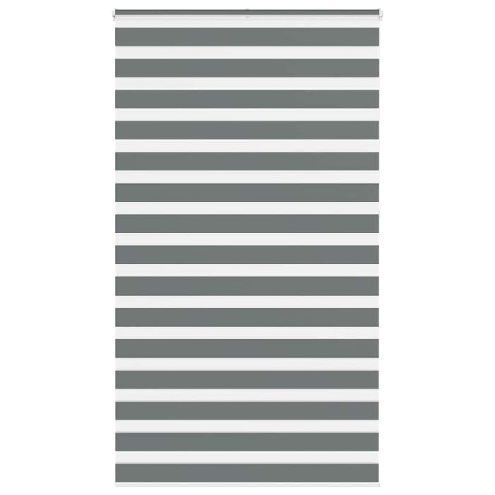 Jaluzea tip zebra gri închis lățime țesătură 130,9 cm poliester - WALTI WALTI