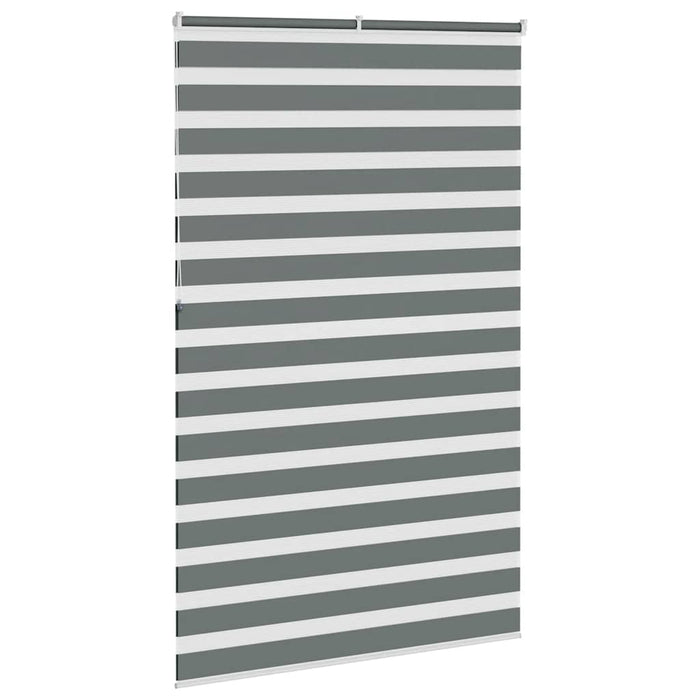 Jaluzea tip zebra gri închis lățime țesătură 145,9 cm poliester - WALTI WALTI