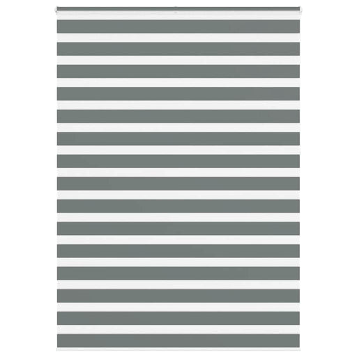 Jaluzea tip zebra gri închis lățime țesătură 150,9 cm poliester - WALTI WALTI