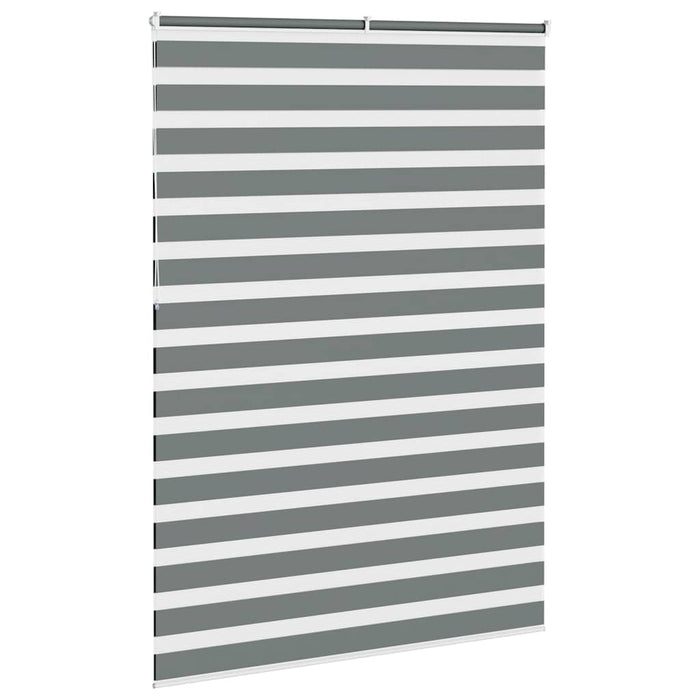 Jaluzea tip zebra gri închis lățime țesătură 155,9 cm poliester - WALTI WALTI