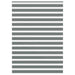 Jaluzea tip zebra gri închis lățime țesătură 160,9 cm poliester - WALTI WALTI