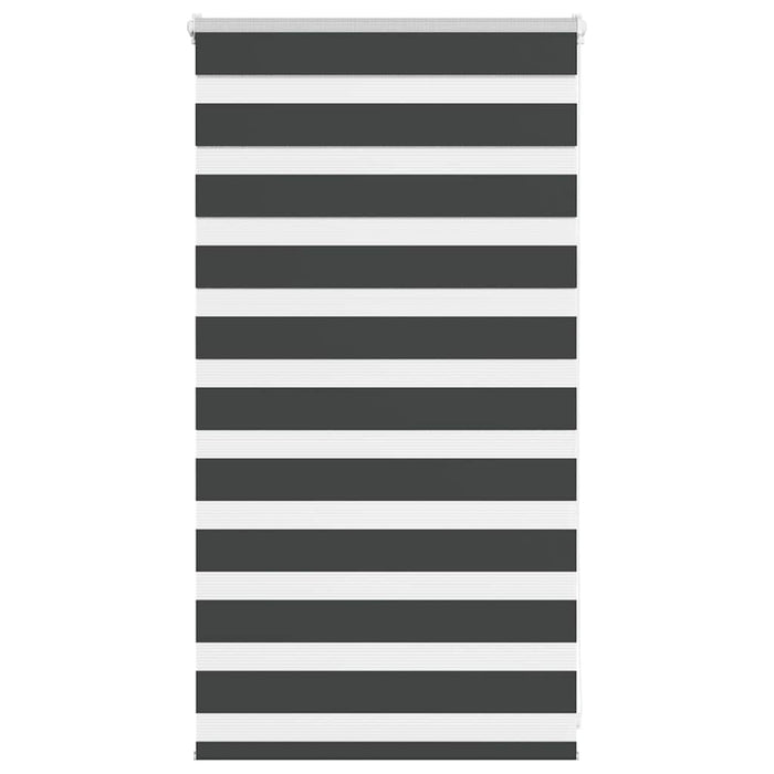 Jaluzea tip zebra neagră lățime țesătură 65,9 cm poliester - WALTI WALTI