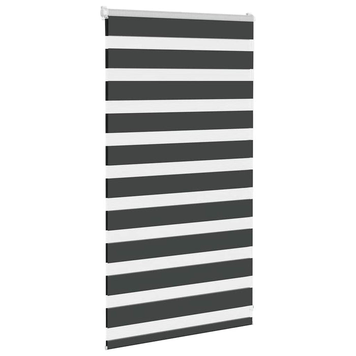 Jaluzea tip zebra neagră lățime țesătură 65,9 cm poliester - WALTI WALTI