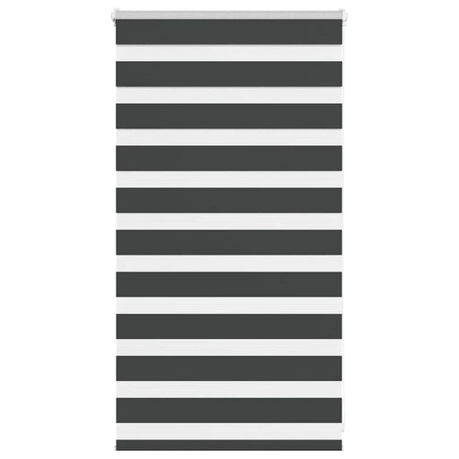 Jaluzea tip zebra neagră lățime țesătură 70,9 cm poliester - WALTI WALTI