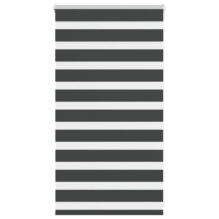 Jaluzea tip zebra neagră lățime țesătură 70,9 cm poliester - WALTI WALTI