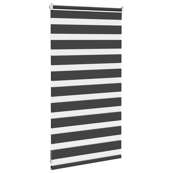 Jaluzea tip zebra neagră lățime țesătură 80,9 cm poliester - WALTI WALTI