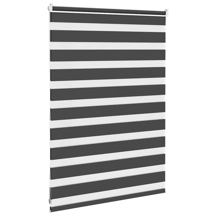 Jaluzea tip zebra neagră lățime țesătură 90,9 cm poliester - WALTI WALTI