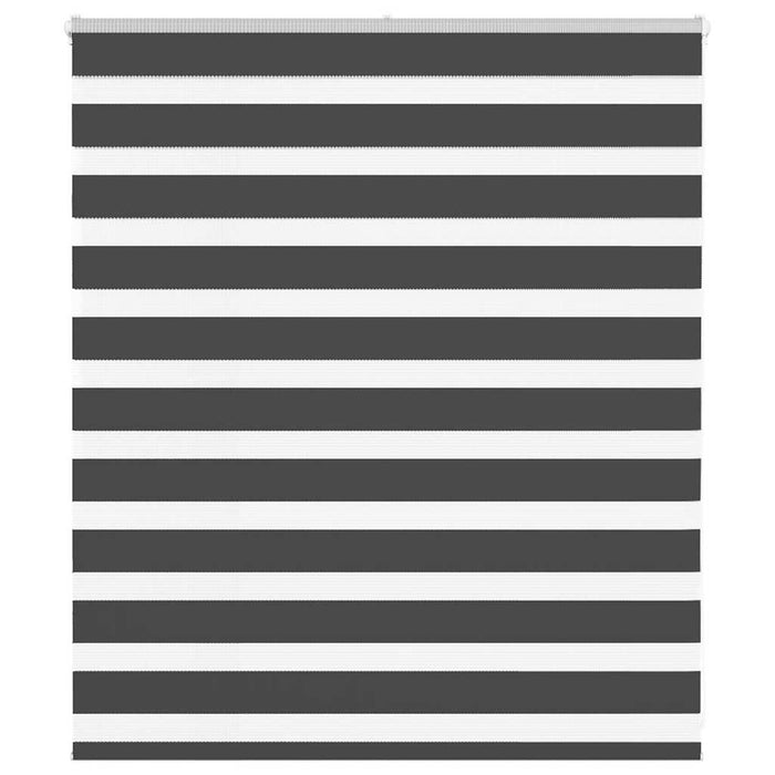 Jaluzea tip zebra neagră lățime țesătură 125,9 cm poliester - WALTI WALTI