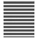 Jaluzea tip zebra neagră lățime țesătură 125,9 cm poliester - WALTI WALTI
