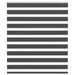 Jaluzea tip zebra neagră lățime țesătură 130,9 cm poliester - WALTI WALTI