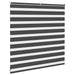 Jaluzea tip zebra neagră lățime țesătură 140,9 cm poliester - WALTI WALTI