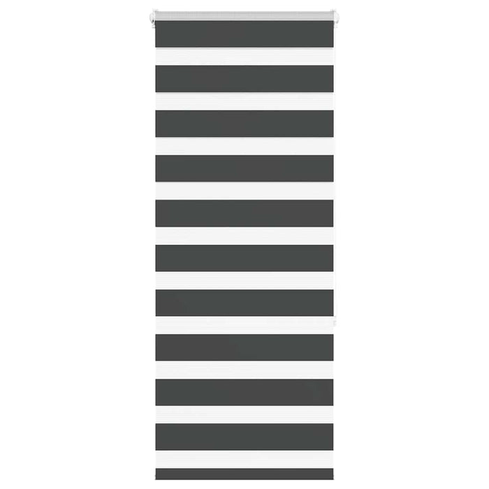 Jaluzea tip zebra neagră lățime țesătură 50,9 cm poliester - WALTI WALTI