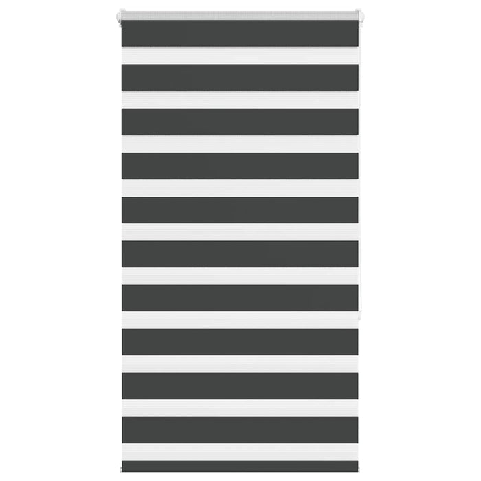 Jaluzea tip zebra neagră lățime țesătură 80,9 cm poliester - WALTI WALTI