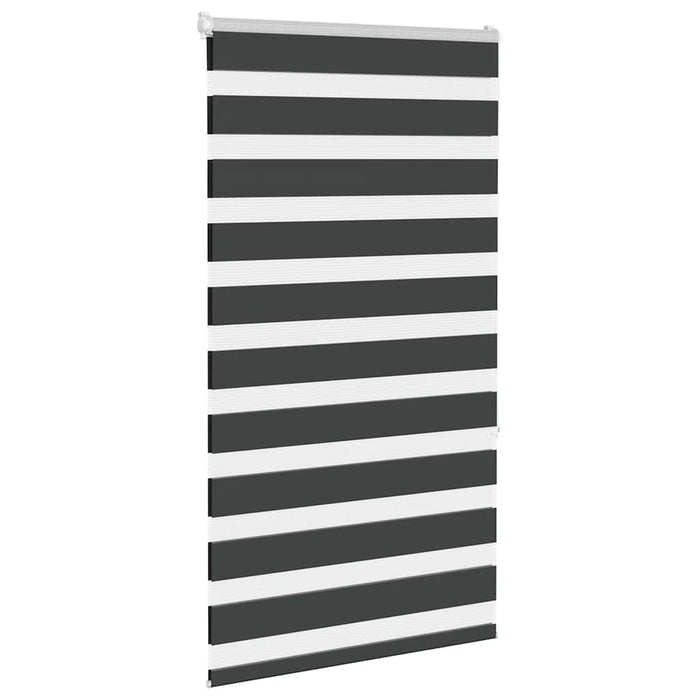 Jaluzea tip zebra neagră lățime țesătură 85,9 cm poliester - WALTI WALTI