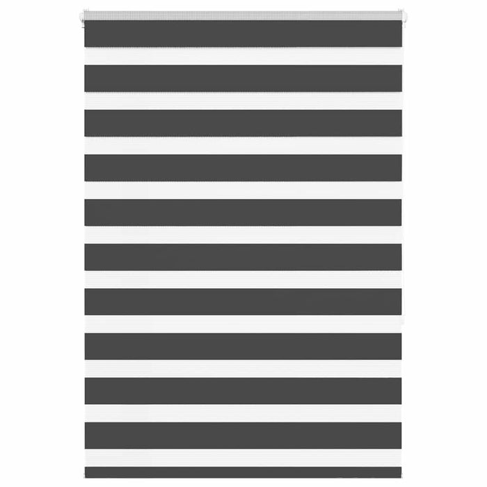Jaluzea tip zebra neagră lățime țesătură 100,9 cm poliester - WALTI WALTI
