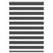 Jaluzea tip zebra neagră lățime țesătură 100,9 cm poliester - WALTI WALTI