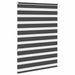 Jaluzea tip zebra neagră lățime țesătură 100,9 cm poliester - WALTI WALTI