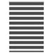 Jaluzea tip zebra neagră lățime țesătură 105,9 cm poliester - WALTI WALTI