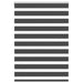 Jaluzea tip zebra neagră lățime țesătură 110,9 cm poliester - WALTI WALTI